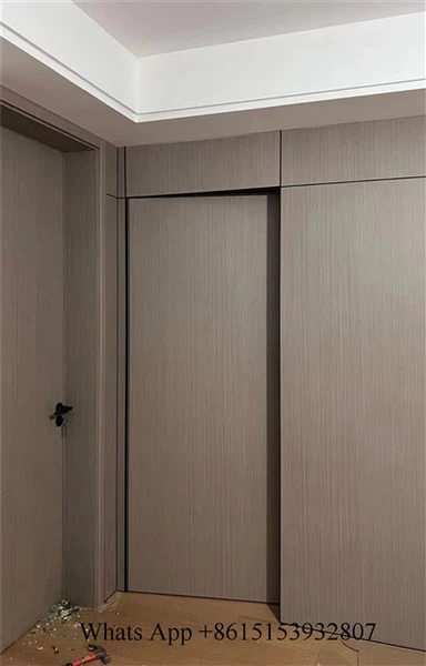 Невидим панел за стена на вратата Панел за врати Стенни панели за врати