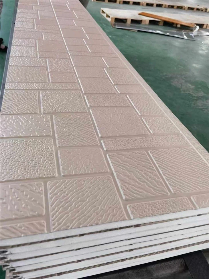 външен PU метален облицовъчен сандвич панел