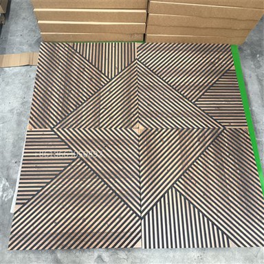 3D издълбан Pvc стенен панел „направи си сам“.