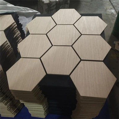 Акустични акустични стенни панели на шестоъгълник